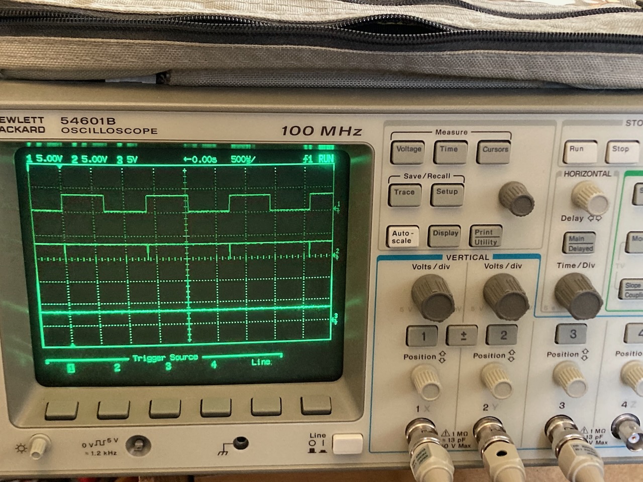 Checking timing and duty cycle